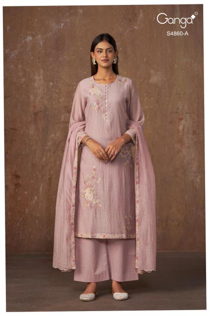 Ganga indu 4860 wholesale dress materials in facebook from bangalore